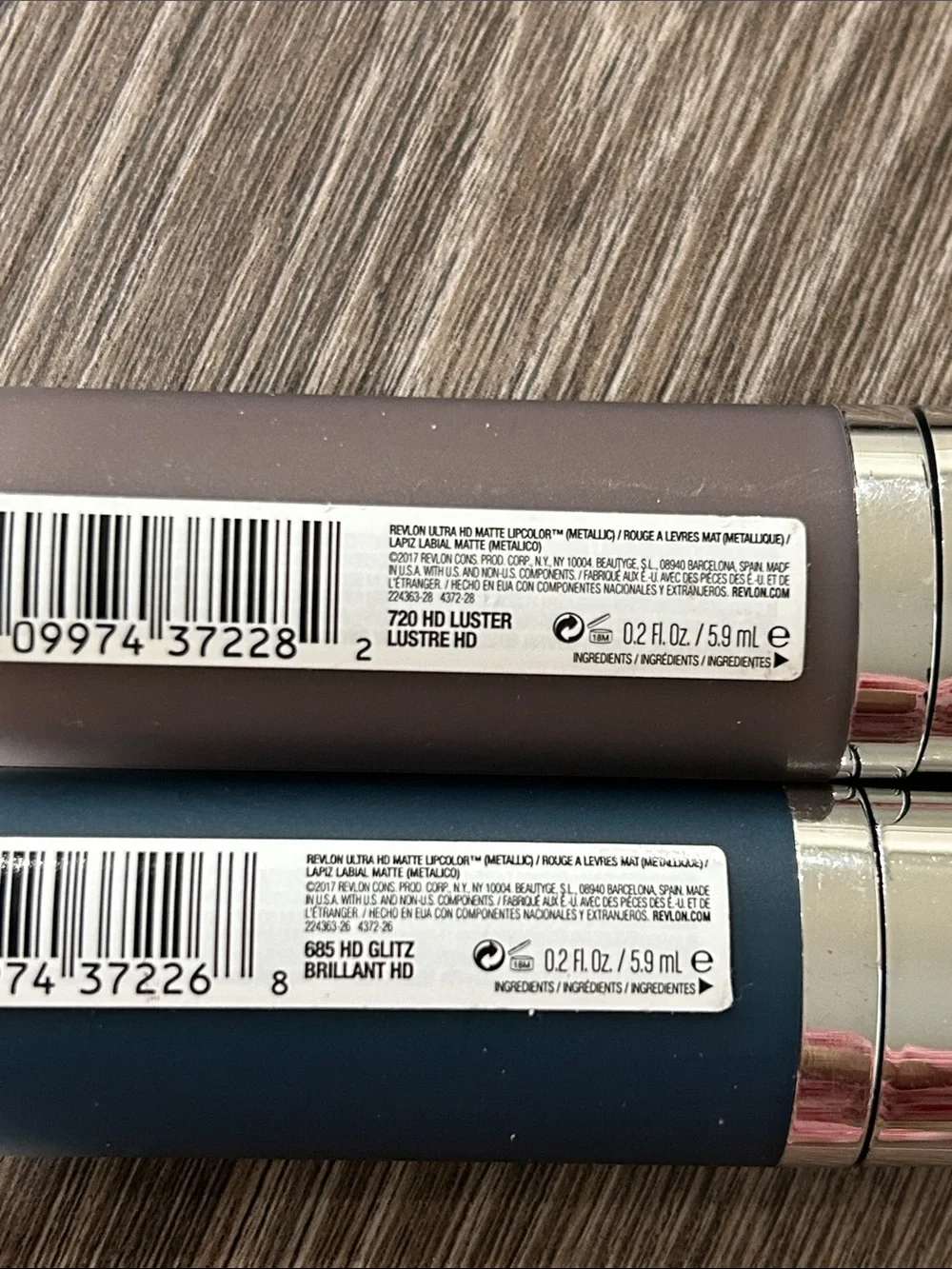 4X Revlon Matte Lipcolor Set in Taupe and Teal